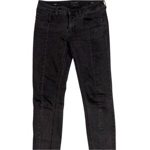 Vigoss Marley Mid-Rise Skinny Jeans 👖 Black Denim Size 27 - Chic & Comfy!